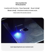 [Engraving Machine Selection] Smart Laser Engraving and Marking Machine, Electric Tool for Leaf Carving and Cutting, DIY Accessories Manufacturing