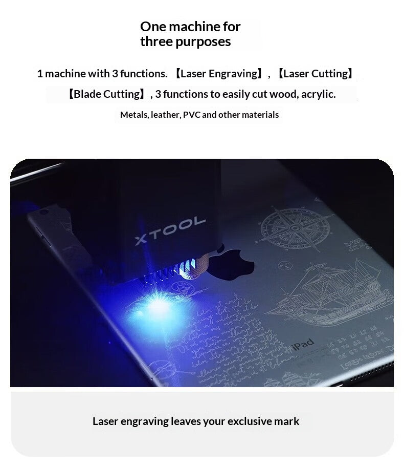 [Engraving Machine Selection] Smart Laser Engraving and Marking Machine, Electric Tool for Leaf Carving and Cutting, DIY Accessories Manufacturing