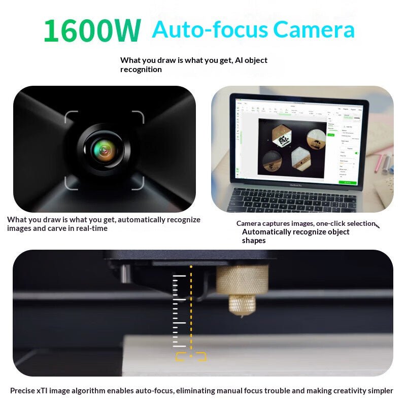 [Engraving Machine Selection] Smart Laser Engraving and Marking Machine, Electric Tool for Leaf Carving and Cutting, DIY Accessories Manufacturing - three thousand
