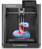 FLASHFORGE Adventurer 5M 3D Printer with Fully Auto Leveling, Max 600mm/s High Speed Printing, 280°C Direct Extruder with 3S Detachable Nozzle, CoreXY All Metal Structure, Print Size 220x220x220mm - three thousand