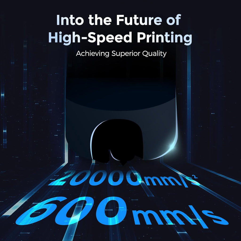 FLASHFORGE Adventurer 5M 3D Printer with Fully Auto Leveling, Max 600mm/s High Speed Printing, 280°C Direct Extruder with 3S Detachable Nozzle, CoreXY All Metal Structure, Print Size 220x220x220mm - three thousand