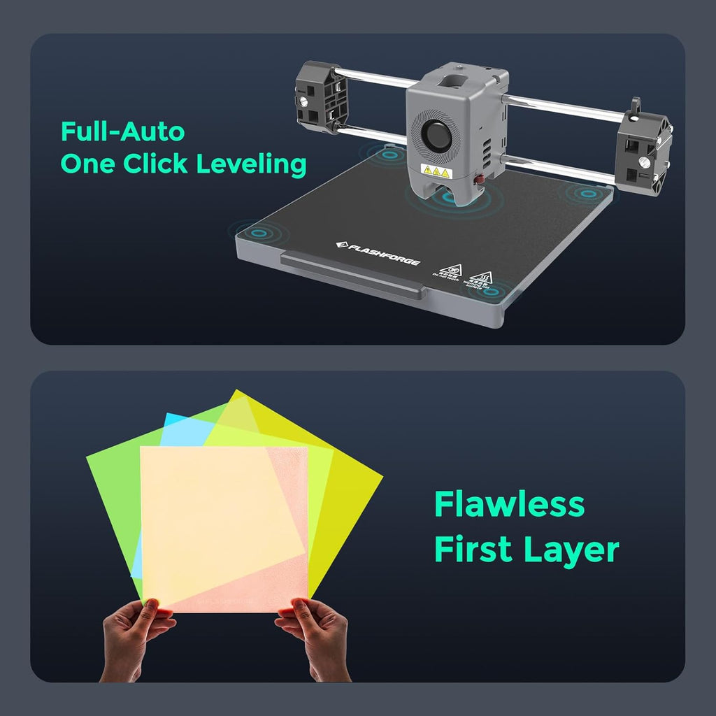 FLASHFORGE Adventurer 5M Pro 3D Printer with 1 Click Auto Printing System, 600mm/s High - Speed, Quick Detachable 280°C Nozzle, Core XY All - Metal Structure, Multi - Functional 220x220x220mm 3D Printer - three thousand