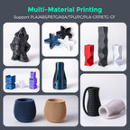 FLASHFORGE Adventurer 5M Pro 3D Printer with 1 Click Auto Printing System, 600mm/s High - Speed, Quick Detachable 280°C Nozzle, Core XY All - Metal Structure, Multi - Functional 220x220x220mm 3D Printer - three thousand