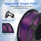 FLASHFORGE Rapid PLA Filament 1.75mm Aurora Purple, 500mm/s High Speed Printing, 3D Printer Filament 1kg Spool, Dimensional Accuracy +/ - 0.02mm, Enjoy Exceptional Print Quality - three thousand