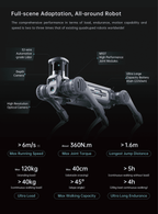 Go2 EDU Flagship Edition Robot Dog with Voice AI Large Model, Embodied Intelligence, Bionic Companion Robot, Supports Secondary Development, for Scientific Research, Education, and Industrial Applications - three thousand
