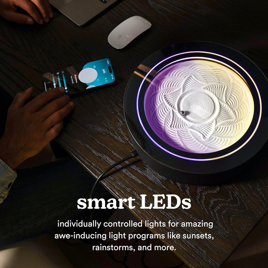 HoMedics 11" Drift Sandscape LED Light Therapy Machine - three thousand