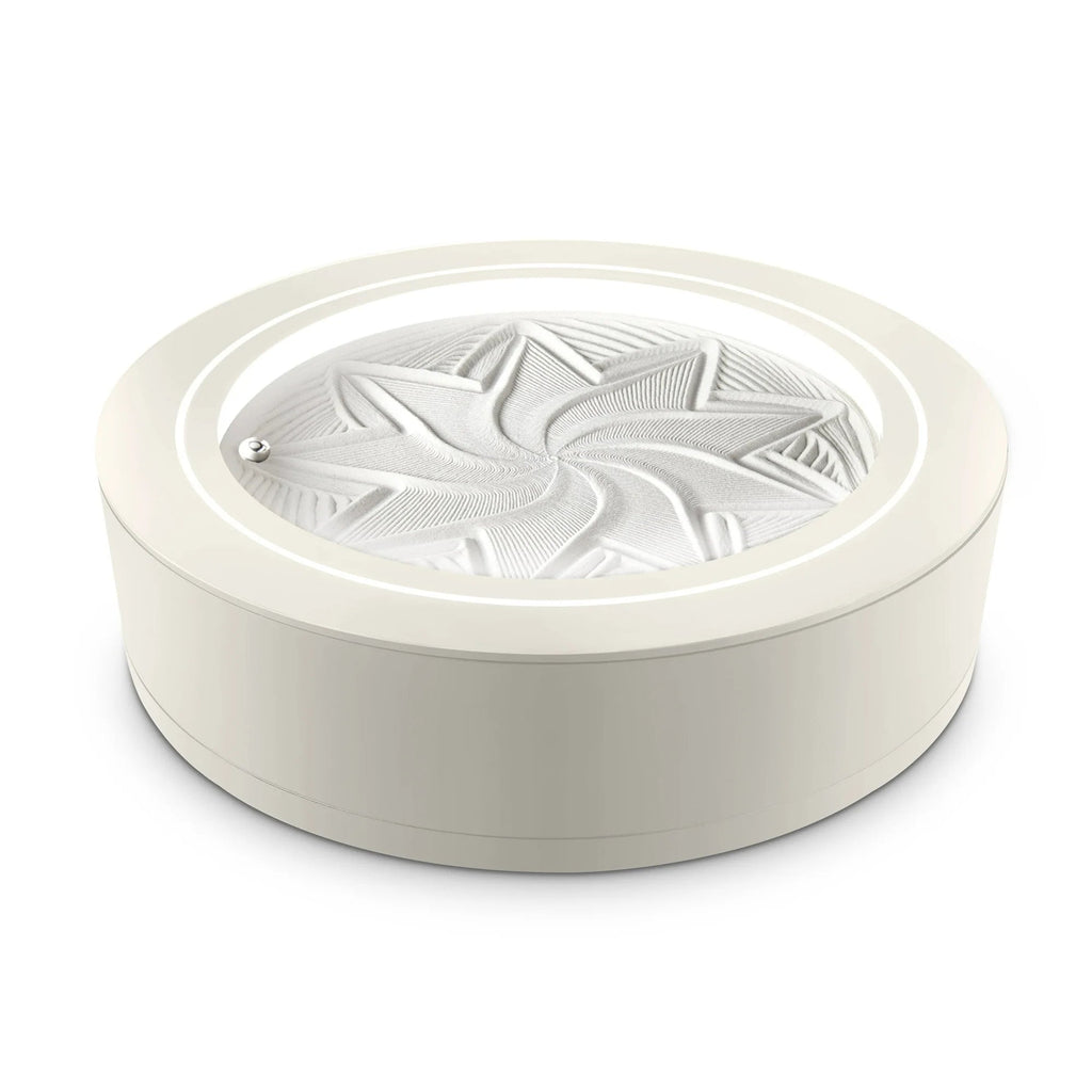 Homedics 11" Drift Sandscape - Zen Garden, Smart LED Lighting & Wi-Fi Enabled (Cream) - three thousand