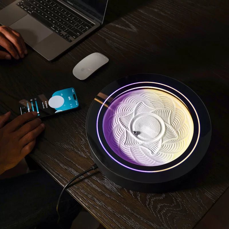 HoMedics 11" Drift Sandscape LED Light Therapy Machine - three thousand