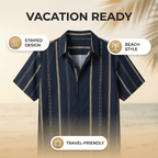 Men's Hawaiian Shirt Short Sleeve Button Down Casual Tropical Aloha Beach Shirts - three thousand