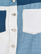 Women's Button - Up Shirt Long Shirt - three thousand